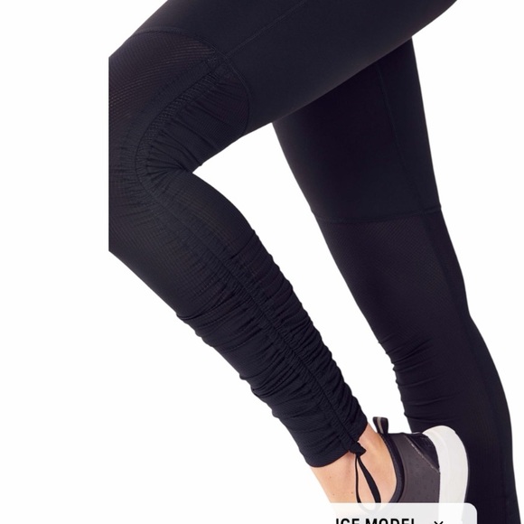 Fabletics Cashel Foldover Pureluxe Black High-Waisted Leggings Size S/M - Picture 12 of 13